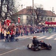 Rawa Mazowiecka: pochód 1 majowy 1981r. - ZSZ 
