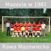 rawa mazowiecka: klub piłkarski Mazovia w 1981 roku